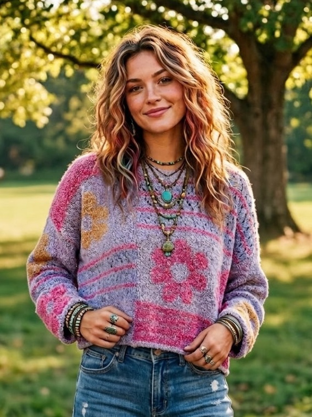 SINCERELY JULES COZY KNIT SWEATER size M